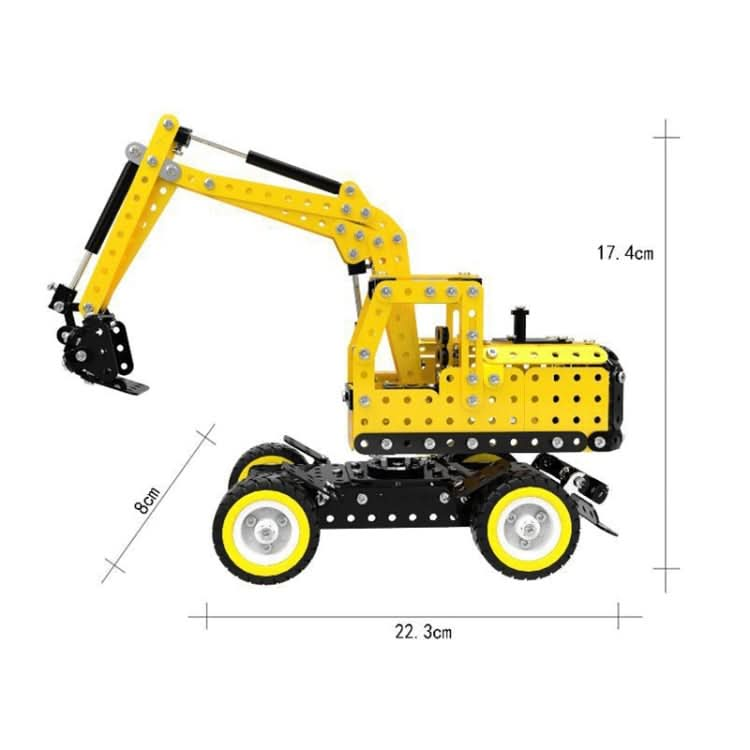 MoFun SW-007 502 PCS DIY Stainless Steel Excavator Assembling Blocks Reluova