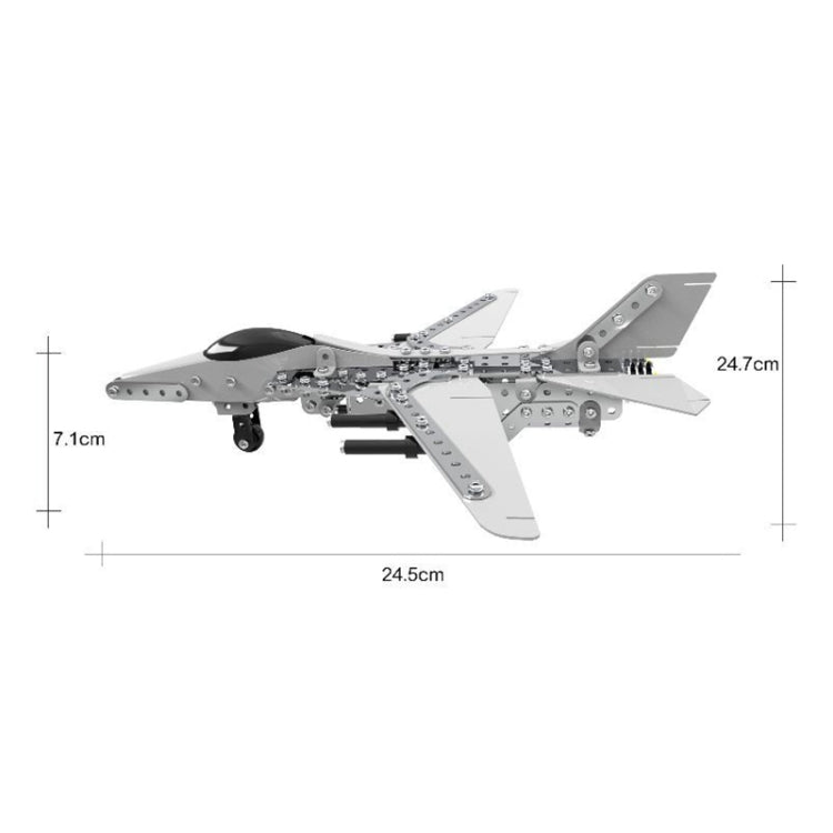 MoFun SW-022 DIY Stainless Steel Bombing Plane Assembling Blocks Reluova