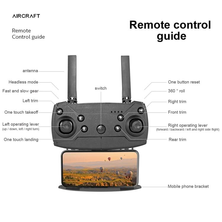 E99 Max 2.4G WiFi Foldable RC Drone Quadcopter Toy Reluova