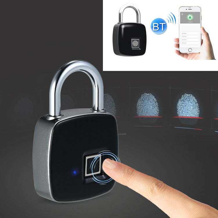 Anytek P3+ Against Theft Non-password Electrically Intelligent Fingerprint Padlock, Support APP Unlock My Store