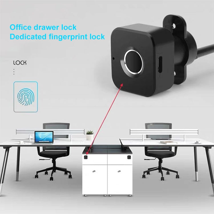 BP01-A Micro USB Charging Triple Drawer Left Hand Unlocking Smart Semiconductor Fingerprint Lock My Store