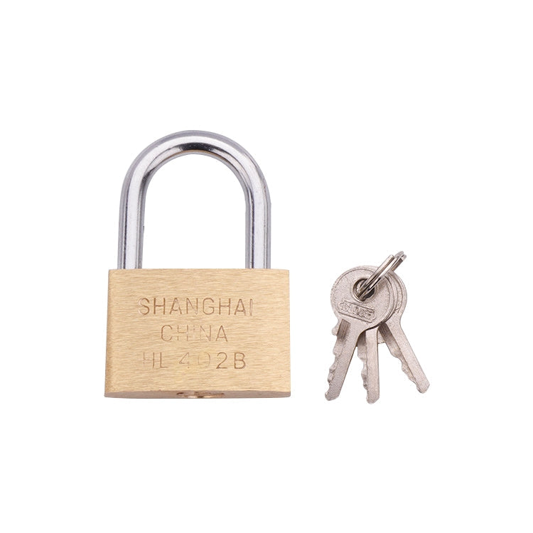 Copper Padlock Small Lock, Style: Short Lock Beam, 25mm Open My Store