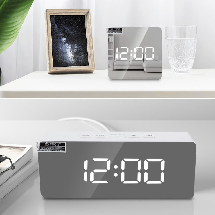 TS-S69-R Multifunctional LED Alarm Clock Battery / Plug-in Charging Dual-purpose Make-up Mirror Clock My Store