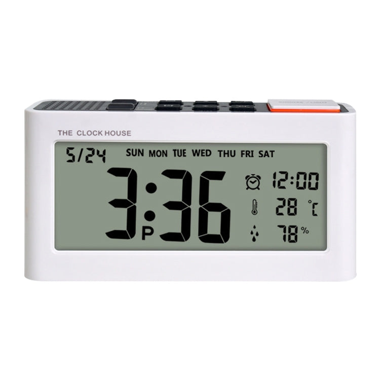 AQ112 LCD Electronic Alarm Clock with Temperature & Humidity Display My Store