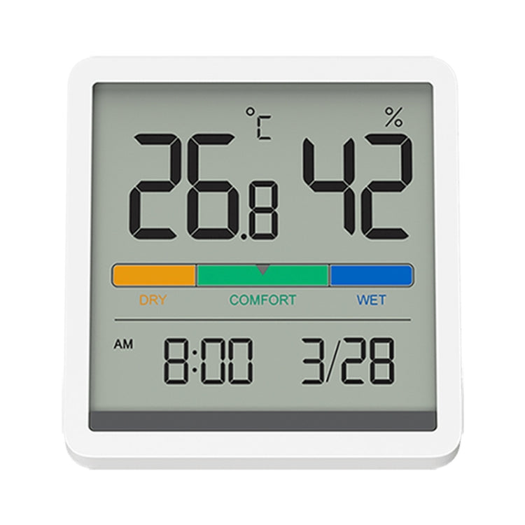 Original Xiaomi Youpin Miiiw Silent Indoor Temperaturer And Humidity Clock with Large 3.34 inch LCD Screen