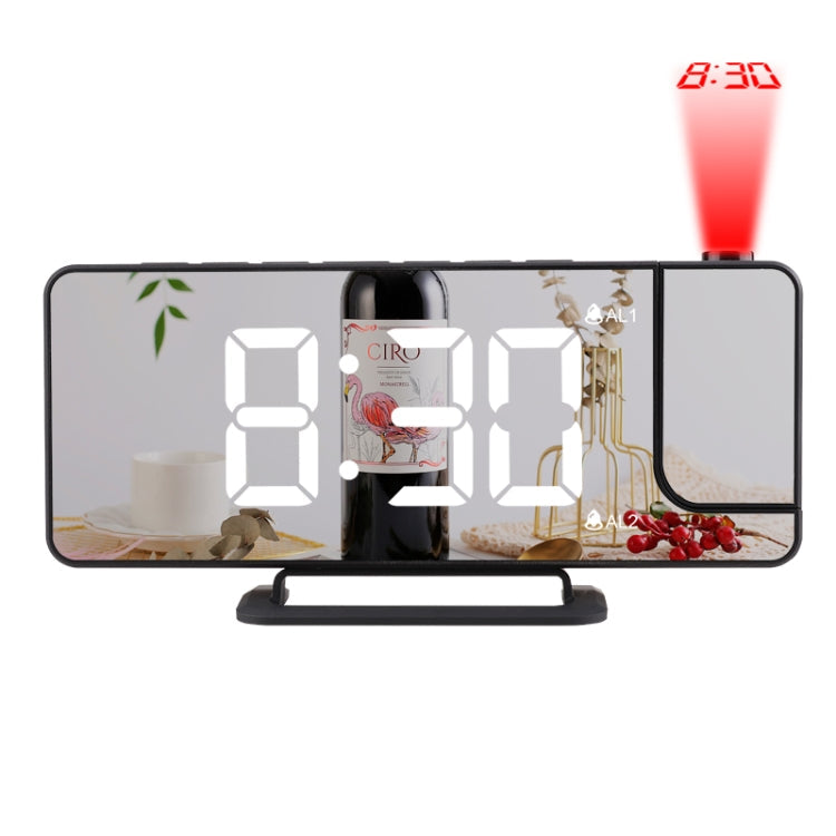 TS-9210 Digital Mirror Projection Alarm Clock With Time Display and Projection My Store