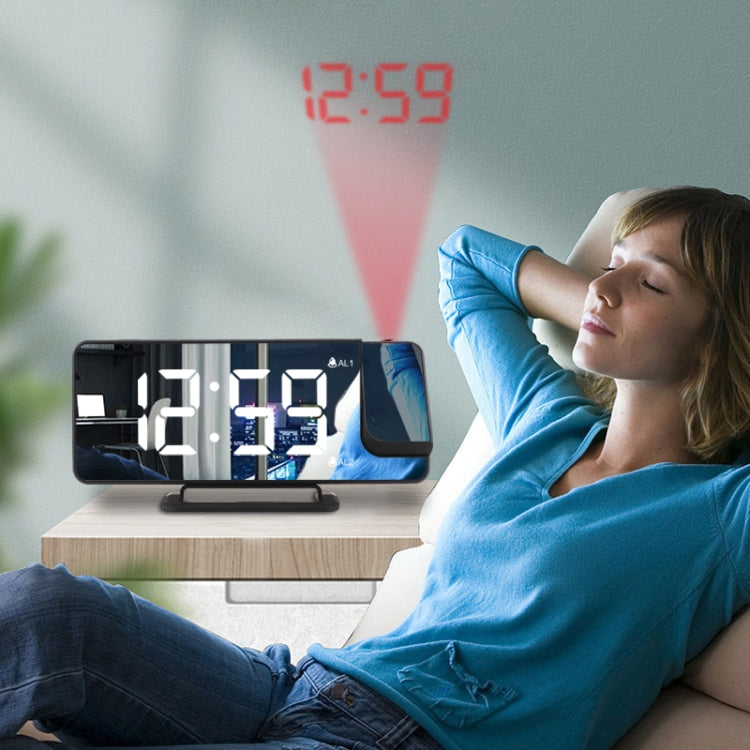 TS-9210 Digital Mirror Projection Alarm Clock With Time Display and Projection My Store