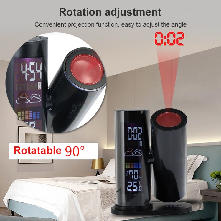 TS-E03 360 Degrees Rotate LED Projection Clock, EU Plug My Store