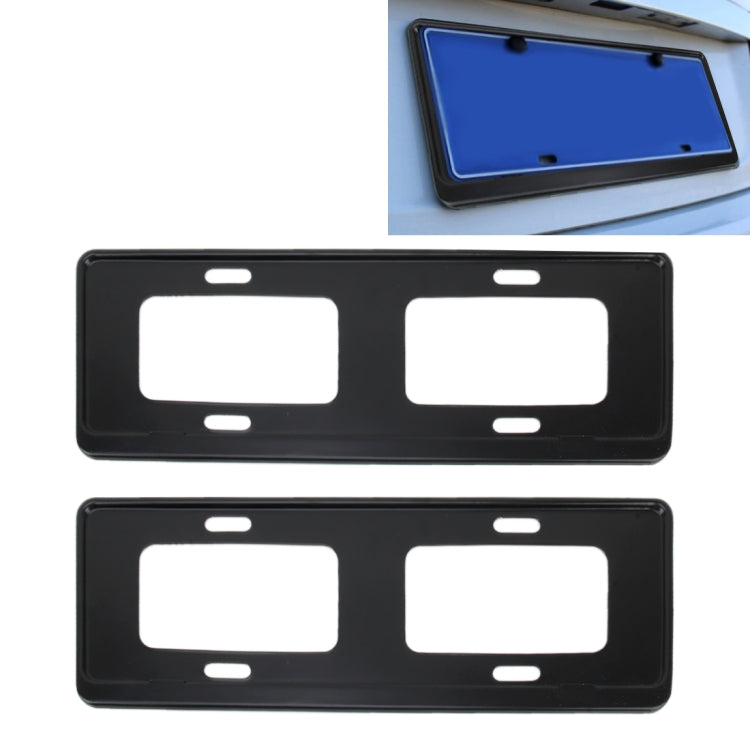 2 PCS Car License Plate Frames Stainless Steel License Plate Frame-Reluova