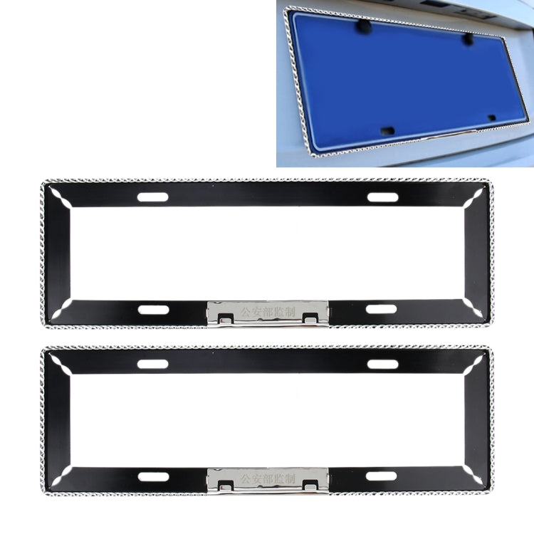 2 PCS Car License Plate Frames Car Styling License Plate Frame Universal License Plate Holder Car Accessories-Reluova