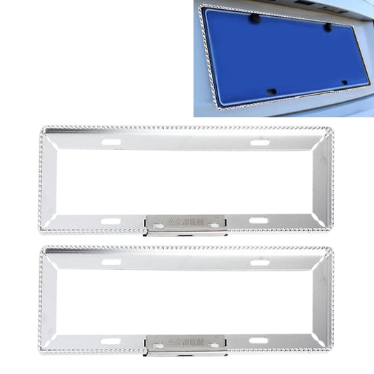 2 PCS Car License Plate Frames Car Styling License Plate Frame Universal License Plate Holder Car Accessories