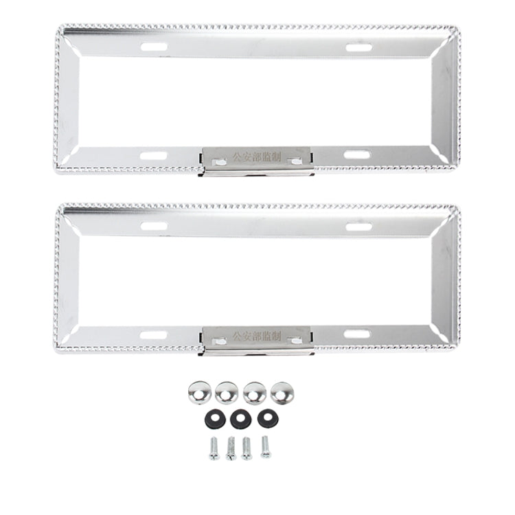 2 PCS Car License Plate Frames Car Styling License Plate Frame Universal License Plate Holder Car Accessories-Reluova