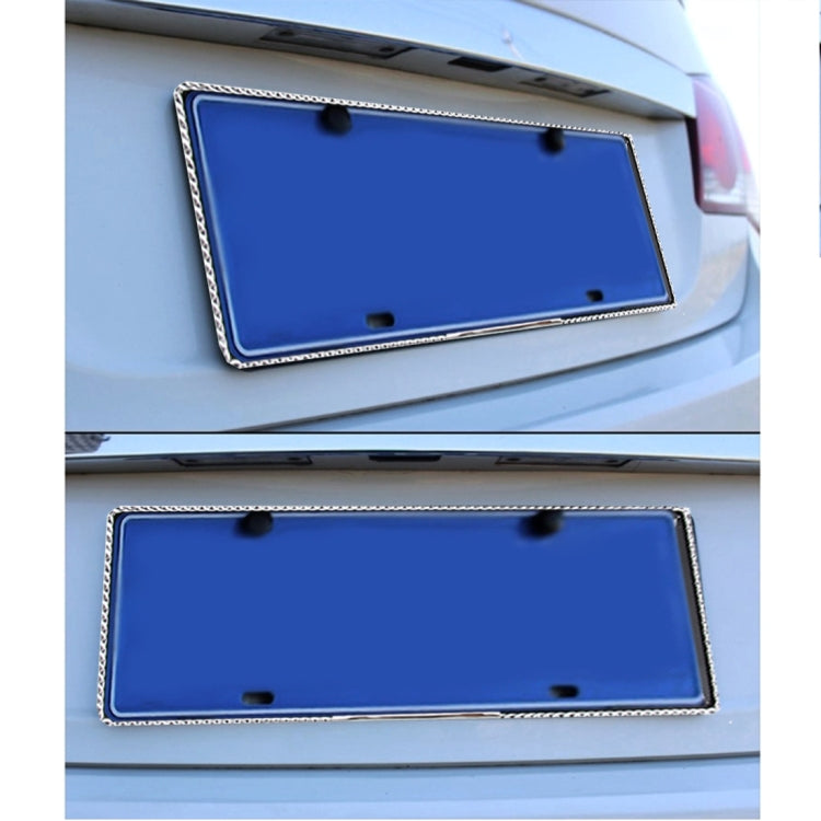 2 PCS Car License Plate Frames Car Styling License Plate Frame Universal License Plate Holder Car Accessories-Reluova