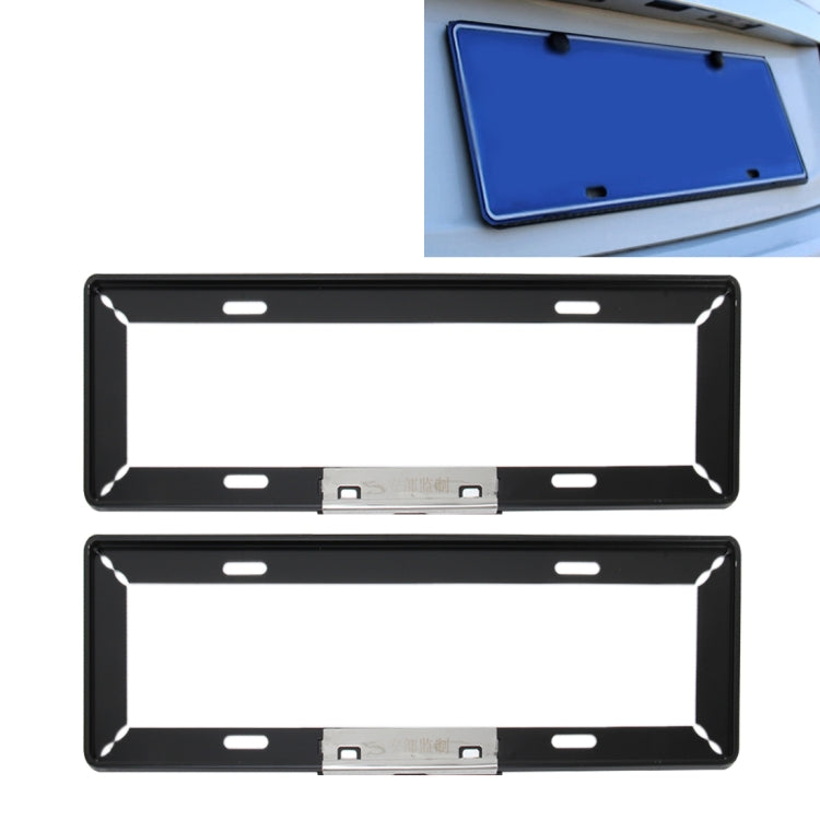 2 PCS Simple and Beautiful Car License Plate Frame Holder Universal License Plate Holder Car Accessories-Reluova