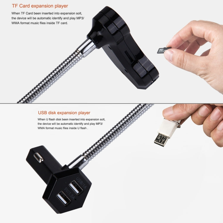 GT86 Dual USB Charger Car Bluetooth FM Transmitter Kit, Support LCD Display / TF Card Music Play / Hands-free ÎҵÄÉ̵ê