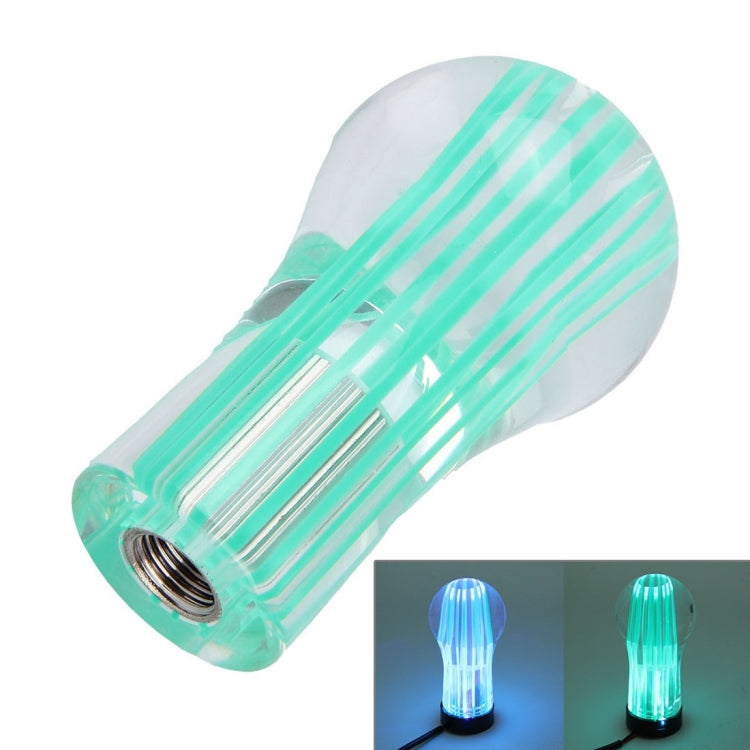 Crystal Double Light Car Breathing Racing Dash LED Magic Lamp Gear Head Shift Knob with Base, Size: 8.2 * 4.5 * 3.0 cm(Green Light + Blue Light) ÎҵÄÉ̵ê