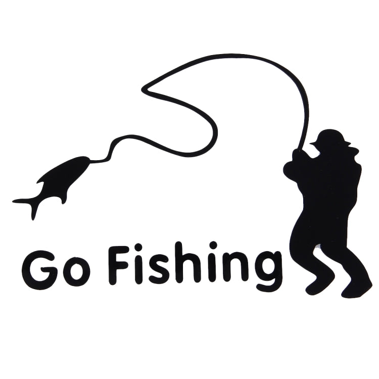 Go Fishing Styling Reflective Car Sticker, Size: 14cm x 9.5cm ÎҵÄÉ̵ê