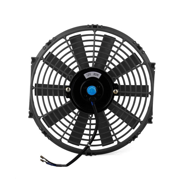 12V 80W 12 inch Car Cooling Fan High-power Modified Tank Fan Cooling Fan Powerful Auto Fan Mini Air Conditioner for Car