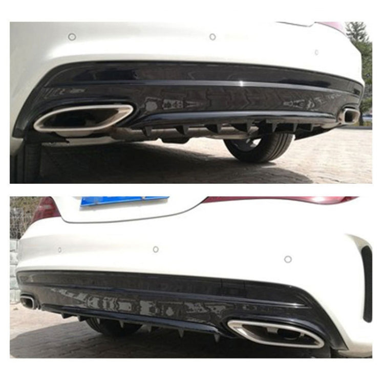 Universal Car Rear Bumper Lip Diffuser 5 Shark Fin Style Carbon Fiber  ABS, Size: 58.4 x 53.3 x 15.2cm ÎҵÄÉ̵ê