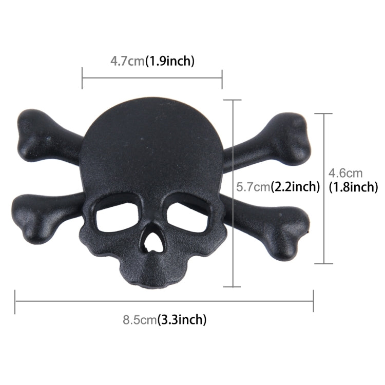 Skull And Cross Bone Shape Shining Metal Car Universal Sticker ÎҵÄÉ̵ê