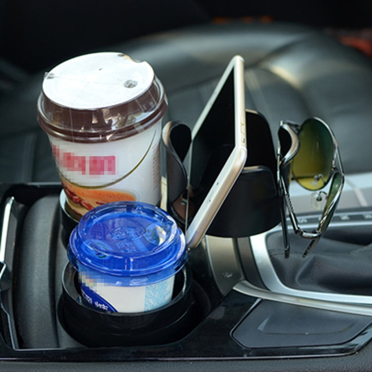 SB-1088 5 in 1 Auto Multi-functional Cup Holder Smartphone Drink Sunglasses Card Coin Small Accessories Holder