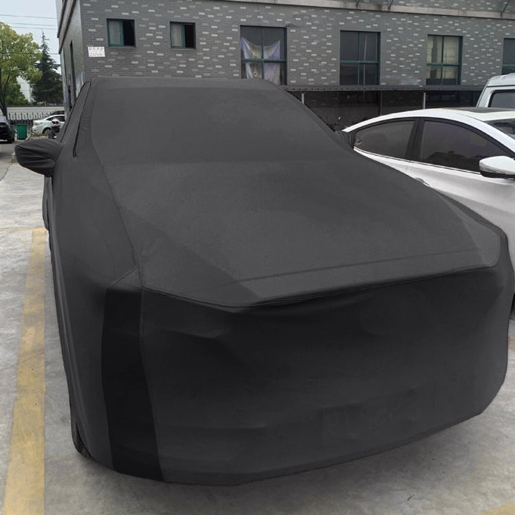 Anti-Dust Anti-UV Heat-insulating Elastic Force Cotton Car Cover for Business Car, Size: 4.8m~5.15m