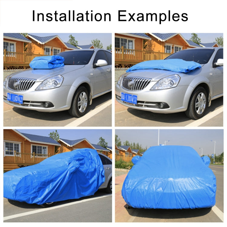 Anti-Dust Anti-UV Heat-insulating Elastic Force Cotton Car Cover for Business Car, Size: 4.8m~5.15m