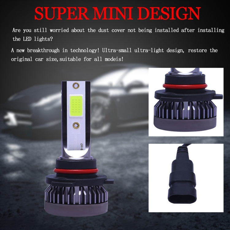 2 PCS 9005 DC9-36V / 36W / 3000K / 6000LM IP68 Car / Motorcycle Mini COB LED Headlight Lamps / Fog Light