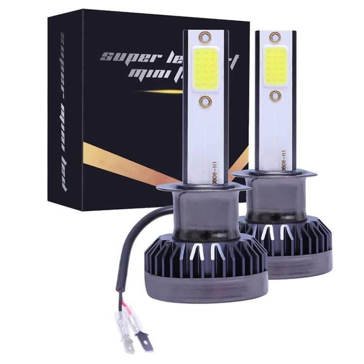 2 PCS H1 DC9-36V / 36W / 3000K / 6000LM IP68 Car / Motorcycle Mini COB LED Headlight Lamps / Fog Light-Reluova