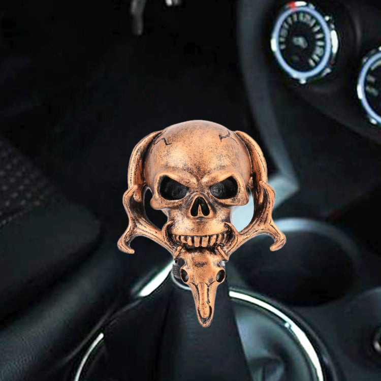 Universal Vehicle Car Creative Skull Double Heads Shaped Shifter Cover Manual Automatic Gear Shift Knob ÎҵÄÉ̵ê