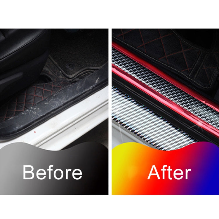 Universal Electroplate Carbon Fibre Car Door Threshold Decoration Strip Decorative Sticker, Size : 3CM x 2M ÎҵÄÉ̵ê