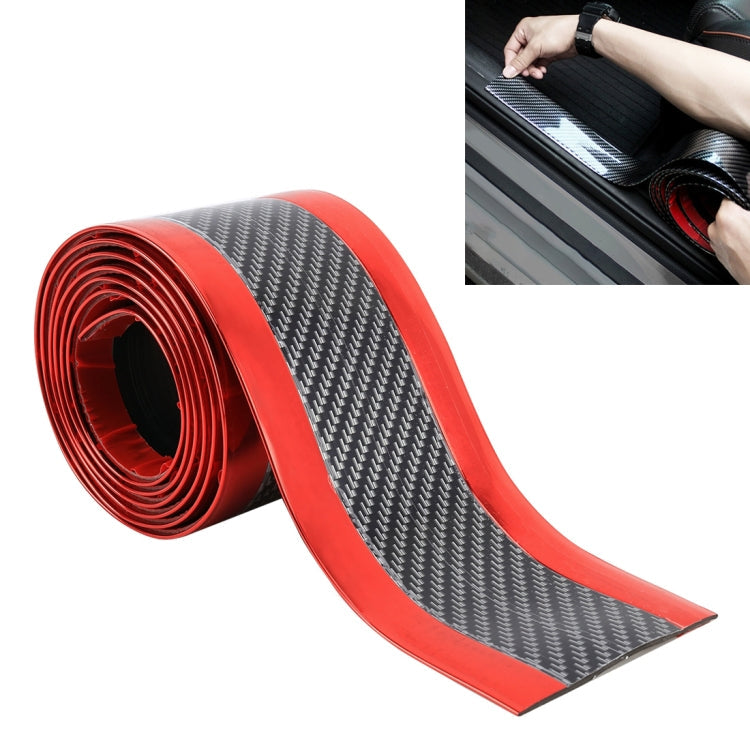 Universal Electroplate Carbon Fibre Car Door Threshold Decoration Strip Decorative Sticker, Size : 3CM x 2M ÎҵÄÉ̵ê