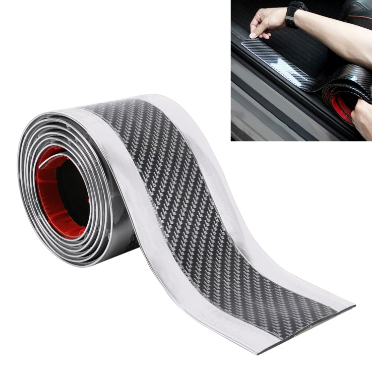 Universal Electroplate Carbon Fibre Car Door Threshold Decoration Strip Decorative Sticker, Size : 3CM x 2M ÎҵÄÉ̵ê