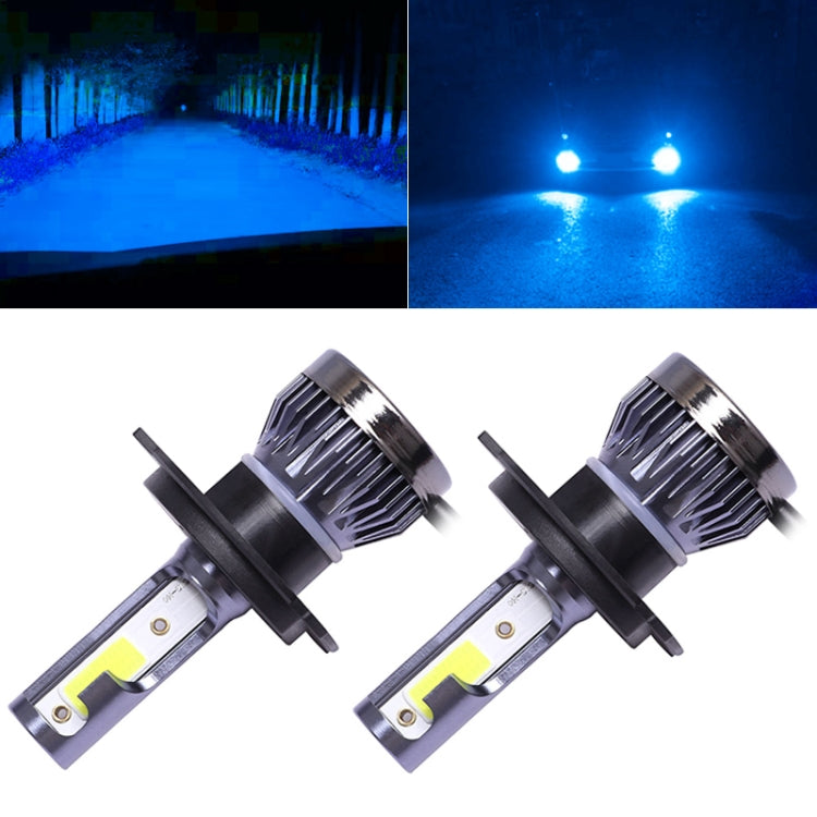 2 PCS H4 DC9-36V / 36W / 3000K / 6000LM IP68 Car / Motorcycle Mini COB LED Headlight Lamps / Fog Light