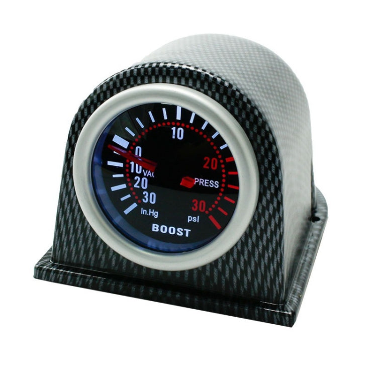 52mm 12V Universal Car Modified LED White Light Turbo Boost Gauge