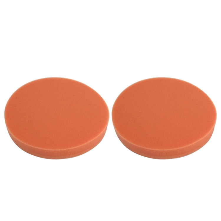 2 PCS Car Wax Sponge Round Shape Sponge High-density Waxing Sponge£¬Size:18.5 x 18.5cm-Reluova