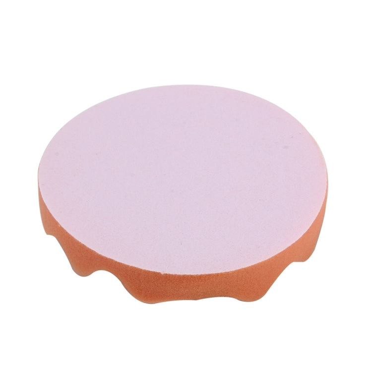 2 PCS Car Wax Sponge Round and Wavy Shape Sponge High-density Waxing Sponge£¬Size:15 x 15cm-Reluova