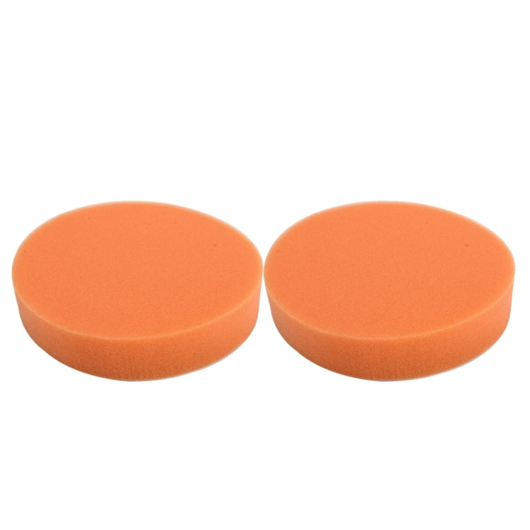 2 PCS Car Wax Sponge Round Shape Sponge High-density Waxing Sponge£¬Size:12.5 x 12.5cm-Reluova