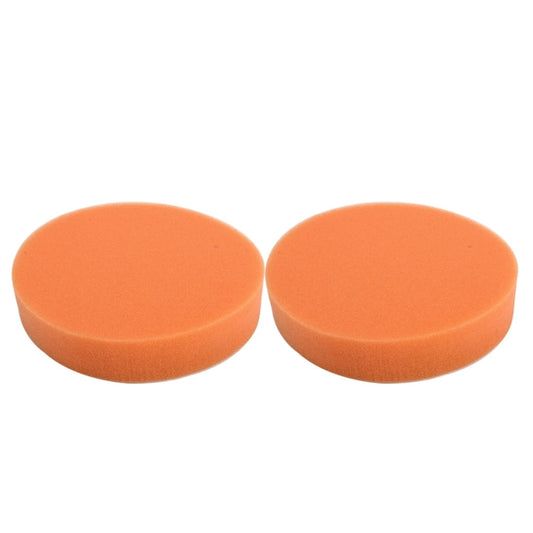 2 PCS Car Wax Sponge Round Shape Sponge High-density Waxing Sponge£¬Size:12.5 x 12.5cm