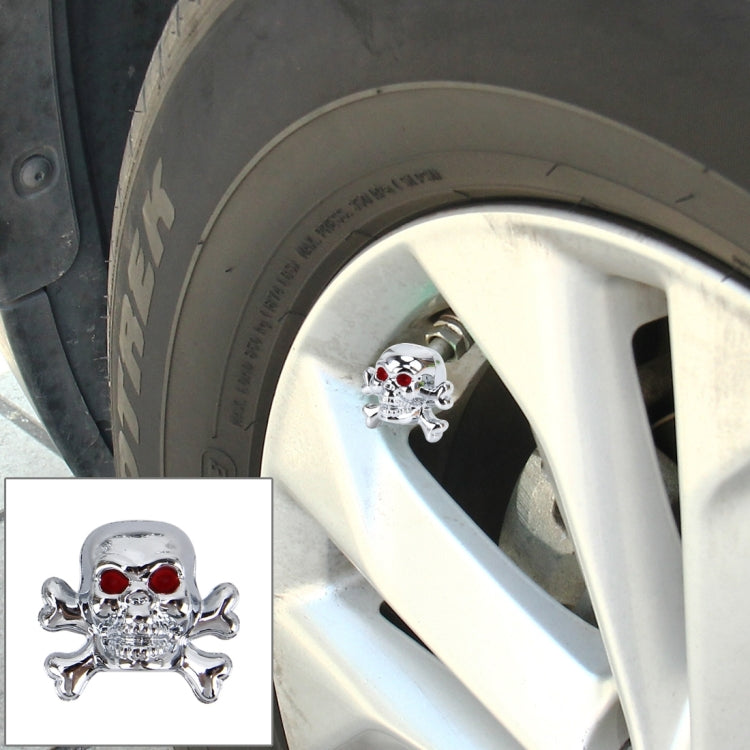 4 PCS Universal Skull Shape Gas Cap Mouthpiece Cover Gas Cap Tire Cap Car Motor Bicycle Tire Valve Caps ÎҵÄÉ̵ê