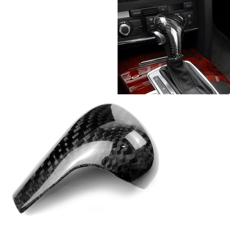 For Left Driving Universal Carbon Fiber Car Gear Shift Knob Modified Shifter Lever Knob for AUDI A4 / A5 / A6 / A7 / Q5 Q7 ÎҵÄÉ̵ê