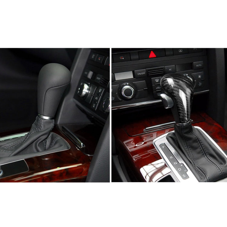 For Left Driving Universal Carbon Fiber Car Gear Shift Knob Modified Shifter Lever Knob for AUDI A4 / A5 / A6 / A7 / Q5 Q7 ÎҵÄÉ̵ê