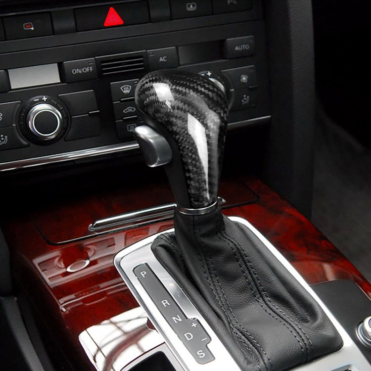 For Left Driving Universal Carbon Fiber Car Gear Shift Knob Modified Shifter Lever Knob for AUDI A4 / A5 / A6 / A7 / Q5 Q7 ÎҵÄÉ̵ê