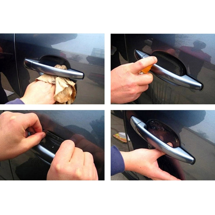 4 PCS Car Auto OPVC Door Bowl Handle Anti-scratch Protective Film for Audi