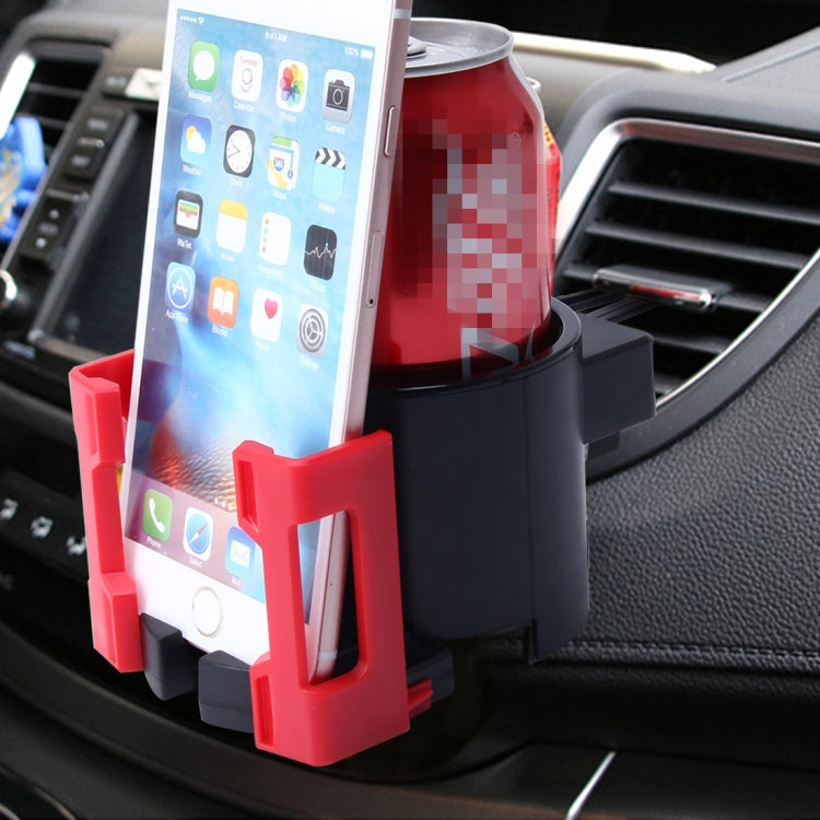 SHUNWEI SD-1026 Car Auto Multi-functional ABS Air Vent Drink Holder Bottle Cup Holder Phone Holder Mobile Mount