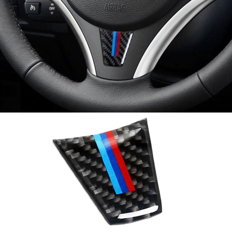 Car Carbon Fiber Steering Wheel Decorative Sticker for BMW E90 / E92 ÎҵÄÉ̵ê