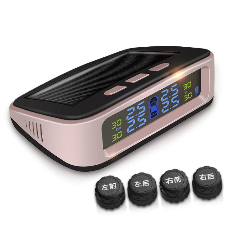 Universal Car Wireless Solar Energy TPMS Tire Pressure Alarm System External Tire Monitor ÎҵÄÉ̵ê