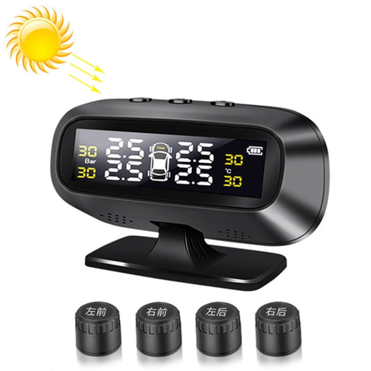 Universal Car Wireless Solar Energy TPMS Tire Pressure Alarm System External Tire Monitor ÎҵÄÉ̵ê