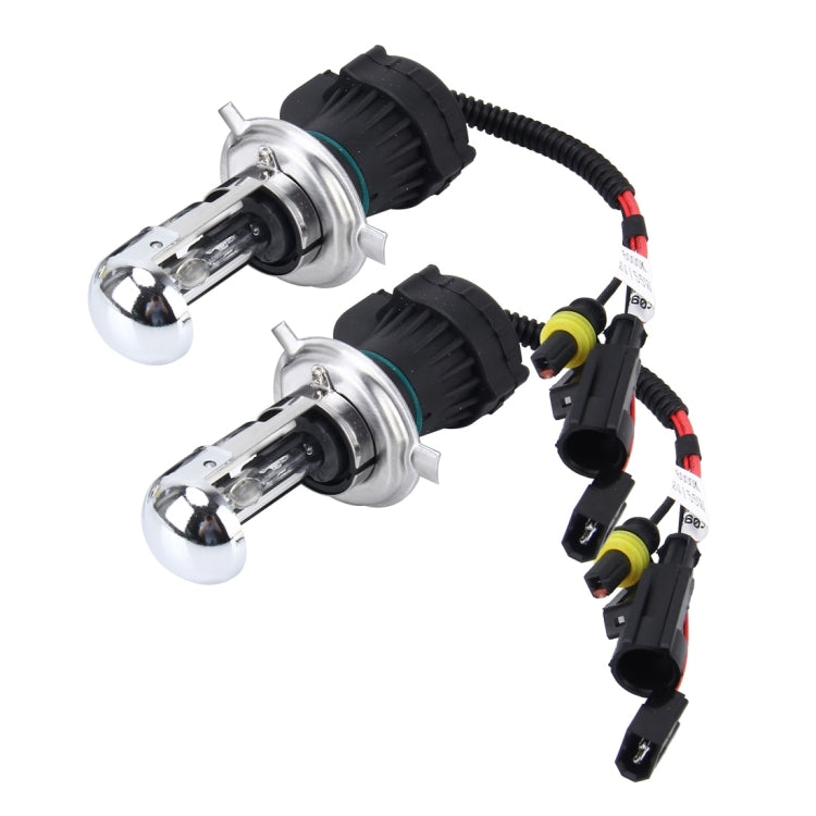 2 PCS H4 55W 4300K HID Bulbs Xenon Lights Lamps, AC 12V-Reluova