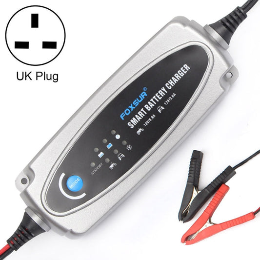 FOXSUR 0.8A / 3.6A 12V 5 Stage Charging Battery Charger for Car Motorcycle,  UK Plug ÎҵÄÉ̵ê